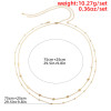 N-7557 2Pcs/Set Sexy Lady Bells Sequins Belly Waist Chains for Women Dress Bikini Summer Beach Body Jewelry