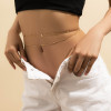 N-7557 2Pcs/Set Sexy Lady Bells Sequins Belly Waist Chains for Women Dress Bikini Summer Beach Body Jewelry