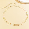 N-7557 2Pcs/Set Sexy Lady Bells Sequins Belly Waist Chains for Women Dress Bikini Summer Beach Body Jewelry