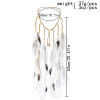 F-0902 Bohemian Style Feather Headband Hair Ornament Beads Feather Headdress Handmade Jewelry Headdress Accessories