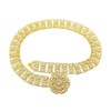 N-7568 New style ladies gold metal chain belt carved flower festival crystal flower-shaped head Arabian body dance waist chain