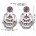 E-6155 Vintage Colorful Crystal Bells Tassel Indian Jhumka Drop Earrings for Women Boho Ethnic Festival Party Jewelry
