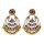 E-6155 Vintage Colorful Crystal Bells Tassel Indian Jhumka Drop Earrings for Women Boho Ethnic Festival Party Jewelry