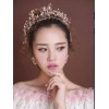F-0907 Fashion Wedding Headband Pearl Headpiece Crystal Pearl Hair Vine Flower Halo Bridal Hair Accessories