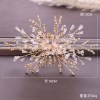 F-0905 Bridal Leaf Flower Crystal Hair Combs Hair Pins Wedding Engagement Headdress Hair Accessories