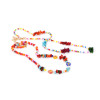 N-7577 2Pcs/Set Handmade Flower Pearl Stone Beaded Strand Choker Necklaces For Women Boho Summer Holiday Party Jewelry Gift