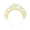 F-0908 Luxury Gold Color Rhinestone Flower Leaf Hairbands Crowns Tiaras for Bridal Wedding Hair Accessories
