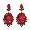 E-4062  7 Colors Luxury Drop Earring Inlay Crystal Rhinestone Dangle Long Earrings For Women Jewelry