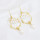 E-6172 18K Gold Plated Natural Pearl Earrings Gorgeous Baroque Golden Metal Carved Irregular Pearl Tassel Drop Earrings Bridal Wedding Jewelry