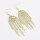 E-6178 Long Tassel Inlaid With Crystals And Pearls Drop Earrings For Women Shiny White Blue Chain Pendant 2021 Trendy Jewelry Gift