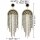 E-6185 Long Tassel Inlaid Crystal White Pearl Black Acrylic Drop Earrings For Women Shiny White Black Chain Pendant 2021 Fashion Jewelry Gift