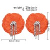 E-6189 Fashion Jewelry Women Hot Selling Jewelry Bohemian Double Flower Rhinestone Tassel Stud Earrings