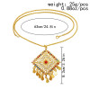 N-7585 Fashion Ethnic Gold Necklace For Women Party Jewelry 2021 Summer Fashion Boho Jewellery Chain Miyuki Tassel Necklace