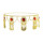 N-7588 Thailand Gold Metal Red Crystal Dress Belt Belly Dance Waist Chains for Women Boho Festival Party Body Jewelry
