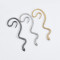E-6206 1PC Punk Snake Earing Clips No Pierced Clip on Earrings Ear Cuffs for Women Men Party Jewelry