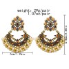 E-6217 Colorful Earrings For Women Pendant Jewelry Indian Jhumka Aesthetic Earring Dangle Pearl Beads Ear Rings For Girl New Year Gifts