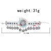 B-1133  Fashion Retro Bohemian Gold Metal Chain Hand Harness Color Bracelets for Women Party Punk Jewelry