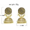 E-6221 Classic Women Indian Jhumka Gypsy Jewelry Sliver Boho Earrings Vintage Ethnic Hollow Tassel Bell Earrings For Women