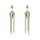 E-6222 Bling Crystal Rhinestone Long Tassel Hanging Drop Earrings for Women Bridal Wedding Party Jewelry Gift