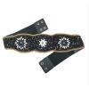 N-6613 Bohemian Fashion Vintage Charm  Belt Belly Chain Inlay Imitation Turquoise Resin Beads Elastic Adjustable Waist Belly Chain Body Jewelry