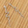 E-6232 Gold Sliver Color Snake Rhinestone Earing Clips Perforation Clip on Earrings Ear Cuffs for Women Men Party Jewelry