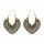 E-6238 Vintage Gold Sliver Indian Bells Tassel Jhumka Drop Earrings for Women Boho Ethnic Festival Party Jewelry Gift Set