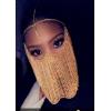 F-0885 New Fashion Ladies Gold Metal Chain Multilayer Tassel Head Chain Face Ornaments and Headwear Halloween Gifts