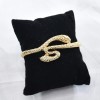 B-1134  Fashion Snake Shaped Golden Bangle Bracelet For Women Jewelry Gifts Accessories