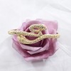 B-1134  Fashion Snake Shaped Golden Bangle Bracelet For Women Jewelry Gifts Accessories