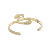 B-1134  Fashion Snake Shaped Golden Bangle Bracelet For Women Jewelry Gifts Accessories