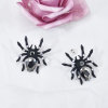 E-6241 Fashion Jewelry Creative Design Simple And Cute Animal Spider 18K Gold-plated Crystal Diamond Earrings