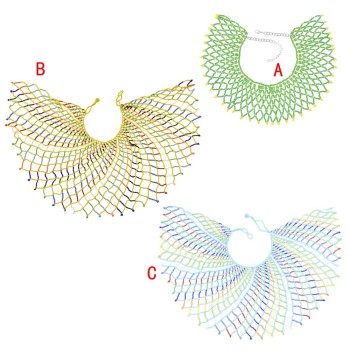 N-7594 Bohemian Ethnic Style Light Green Blue Rice Bead Beaded Multi-layer Necklace African Tribe Fashion Sexy Necklace Jewelry