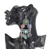 E-6247 Bohemian Ethnic Style Fashion New Earrings Coin Pendant Earrings Geometric Random Acrylic Earrings Jewelry