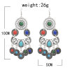 E-6247 Bohemian Ethnic Style Fashion New Earrings Coin Pendant Earrings Geometric Random Acrylic Earrings Jewelry