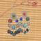 E-6247 Bohemian Ethnic Style Fashion New Earrings Coin Pendant Earrings Geometric Random Acrylic Earrings Jewelry