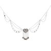 N-7595 Vintage Silver Metal Sequins Coin Tassel Women Belly Dance Dress Belt Waist Body Chain Party Jewelry