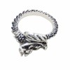R-1552   Retro Adjustable Open For Men Eagle Claw Punk Metal Dragon Ring Finger  Hiphop Ring Jewelry