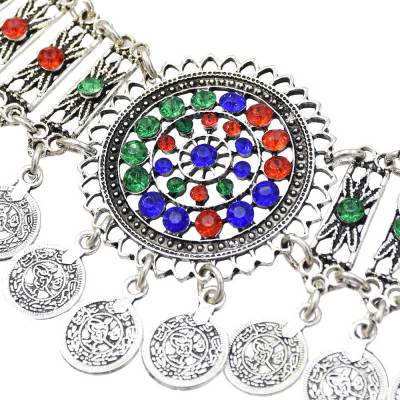 B-0974 Vintage Bohemian New Coin Pendant Bracelet Ladies Diamond Bracelet For Women Jewelry Design