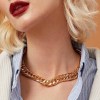 N-7602  Fashion Heart-shaped Multi-layer Collar Necklace Cartoon Jewelry For Women Men Gift Collar Necklace
