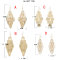 E-6256 Fashion New Designer Hot Selling Good Quality Simple Vintage Fashion Plant Tassel Leaf Earrings Jewelry