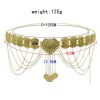 N-7604 Vintage Boho Metal Coin Tassel Belly Dance Waist Chains for Women Party Body Jewelry Gift