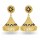 E-6261   Endian National Tassel Earrings Golden Round Alloy Earrings For Women Festival Jewelry Gifts