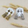 E-6262 Vintage Indian Jewelry Jhumka Charms Earrings For Women Accessories kolczyki Stud Earring Trendy Wedding Earrings