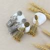 E-6262 Vintage Indian Jewelry Jhumka Charms Earrings For Women Accessories kolczyki Stud Earring Trendy Wedding Earrings
