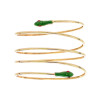 B-1141 Fashion Gold Mental Armband For Women Punk Simple Four Cricles Adjustable Bracelet