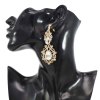 E-6272  Fashion Crystal Rhinestone Pendant Earrings For Women Party Jewelry