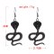 E-6275 4 Colors Punk Vintage Gold Silver Color Metal Snake Rhinestone Earrings Personality Party Jewelry Gift