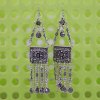 E-6282   Vintage Ethnic Earrings Rhinestone Tassel Pendant Earring For Women Jewelry