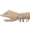 B-1145 Fashion Punk Gold Silver Metal Thick Chain Twisted Bracelet Sets Bangles for Women Hip Hop Party Jewelry Gift