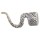 E-1557 Retro Heavy Metal Dark Gothic Street Hip-hop Python Split Punk 4 Four-piece Ring Set For Women